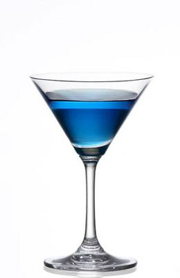 Crystal wine glass